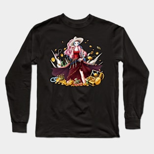 vinsmoke sanji black leg Long Sleeve T-Shirt